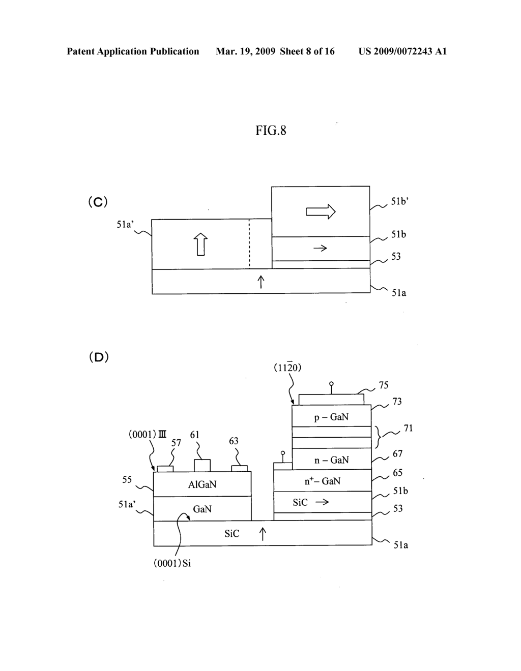 Compound semiconductor device and method for fabricating compound semiconductor - diagram, schematic, and image 09