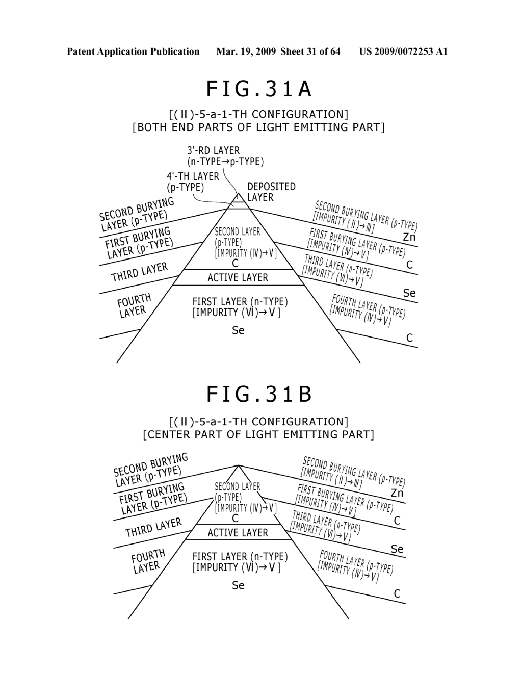 SEMICONDUCTOR LIGHT EMITTING DEVICE, METHOD FOR MANUFACTURING SAME, AND METHOD FOR FORMING UNDERLYING LAYER - diagram, schematic, and image 32