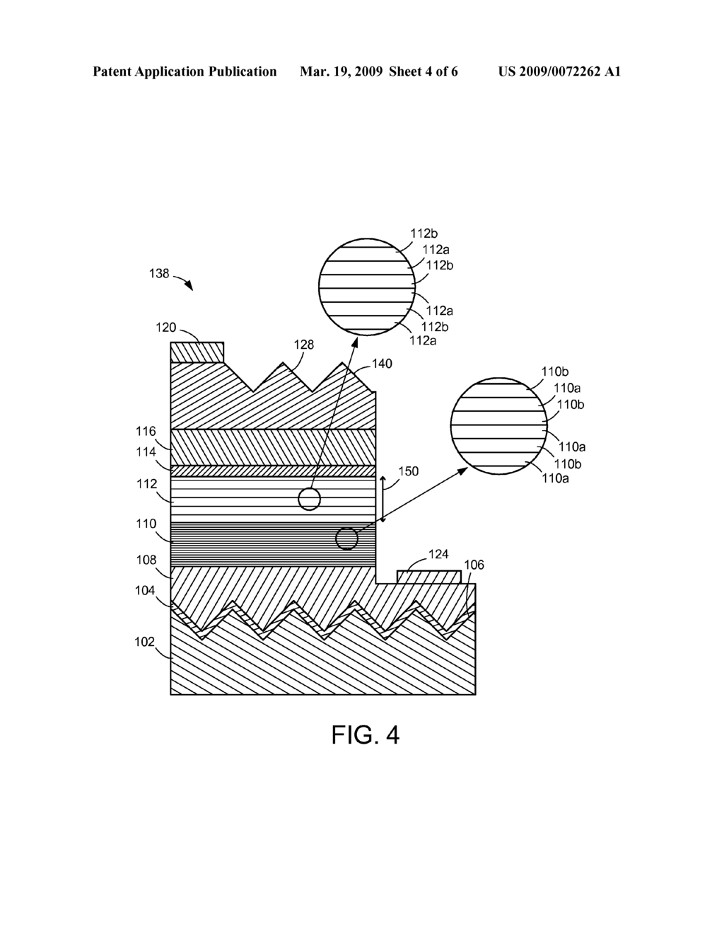 (Al,In,Ga,B)N DEVICE STRUCTURES ON A PATTERNED SUBSTRATE - diagram, schematic, and image 05