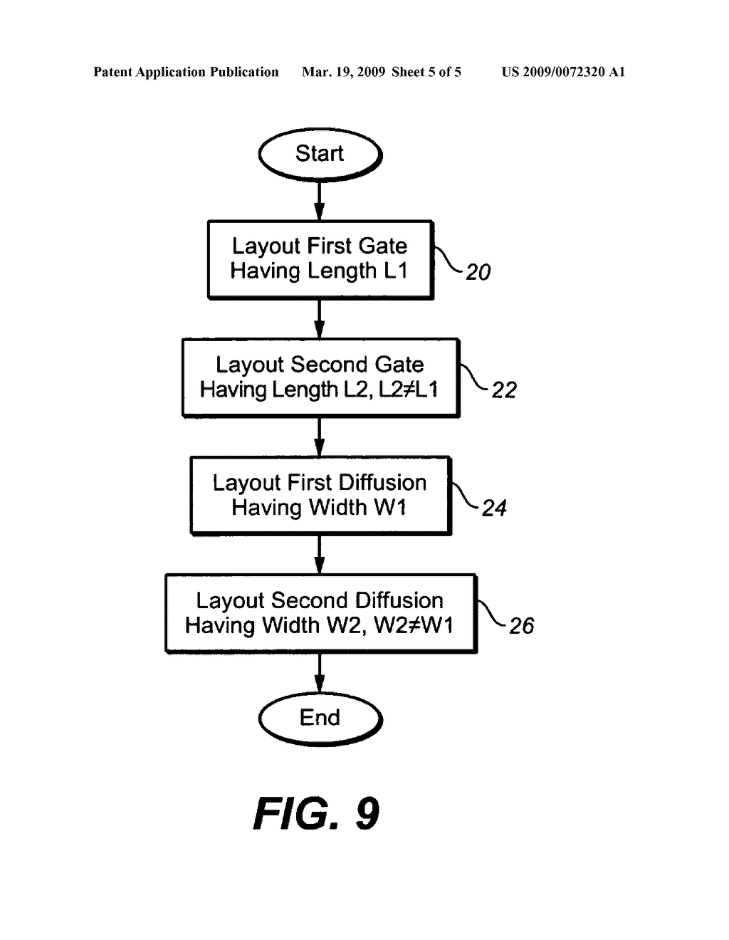 Asymmetrical layout for complementary metal-oxide-semiconductor integrated circuit to reduce power consumption - diagram, schematic, and image 06