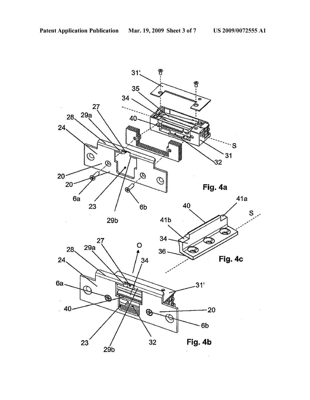 Door locking system having a planar striker plate - diagram, schematic, and image 04