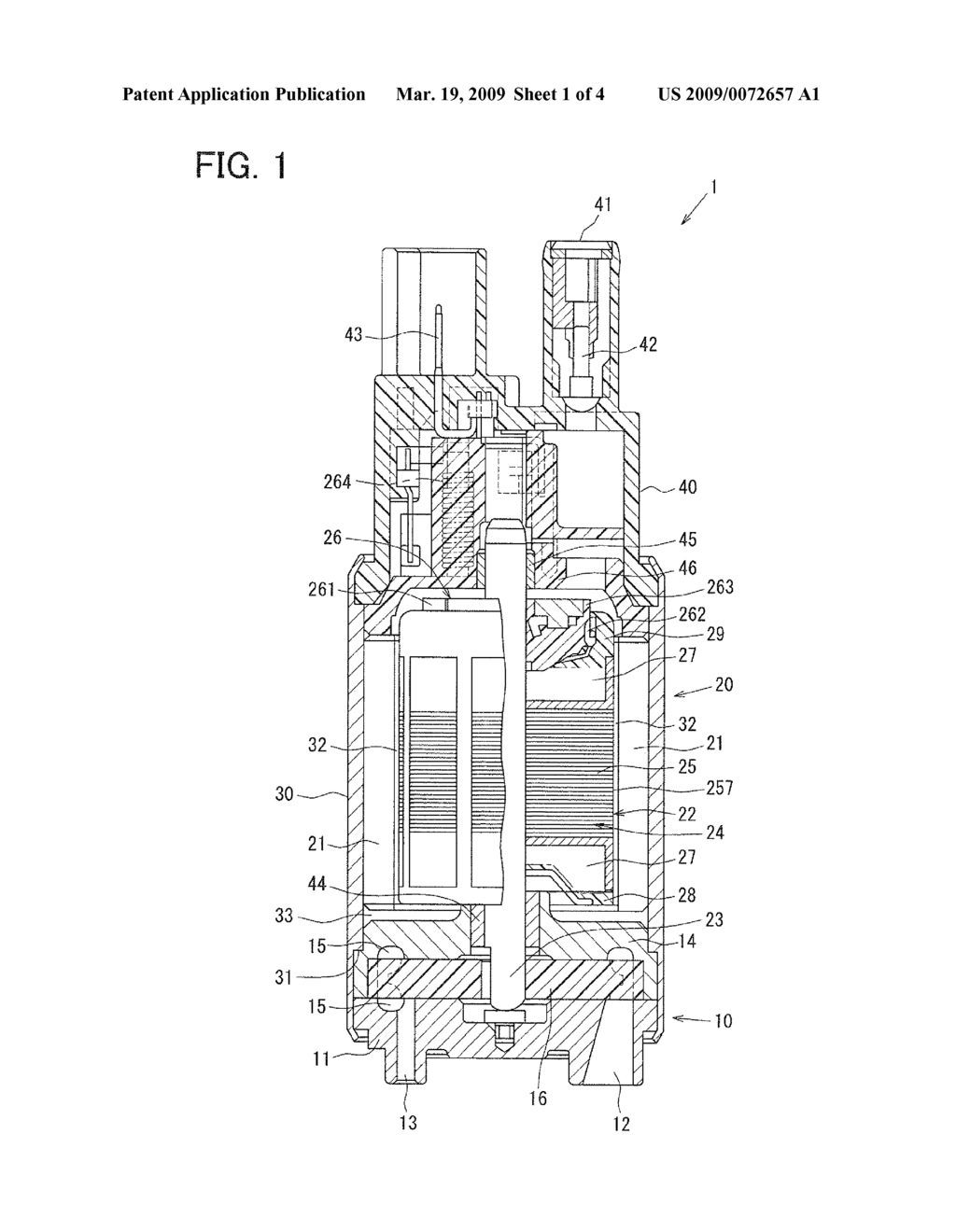 ELECTRIC MOTOR AND FUEL PUMP HAVING THE SAME - diagram, schematic, and image 02