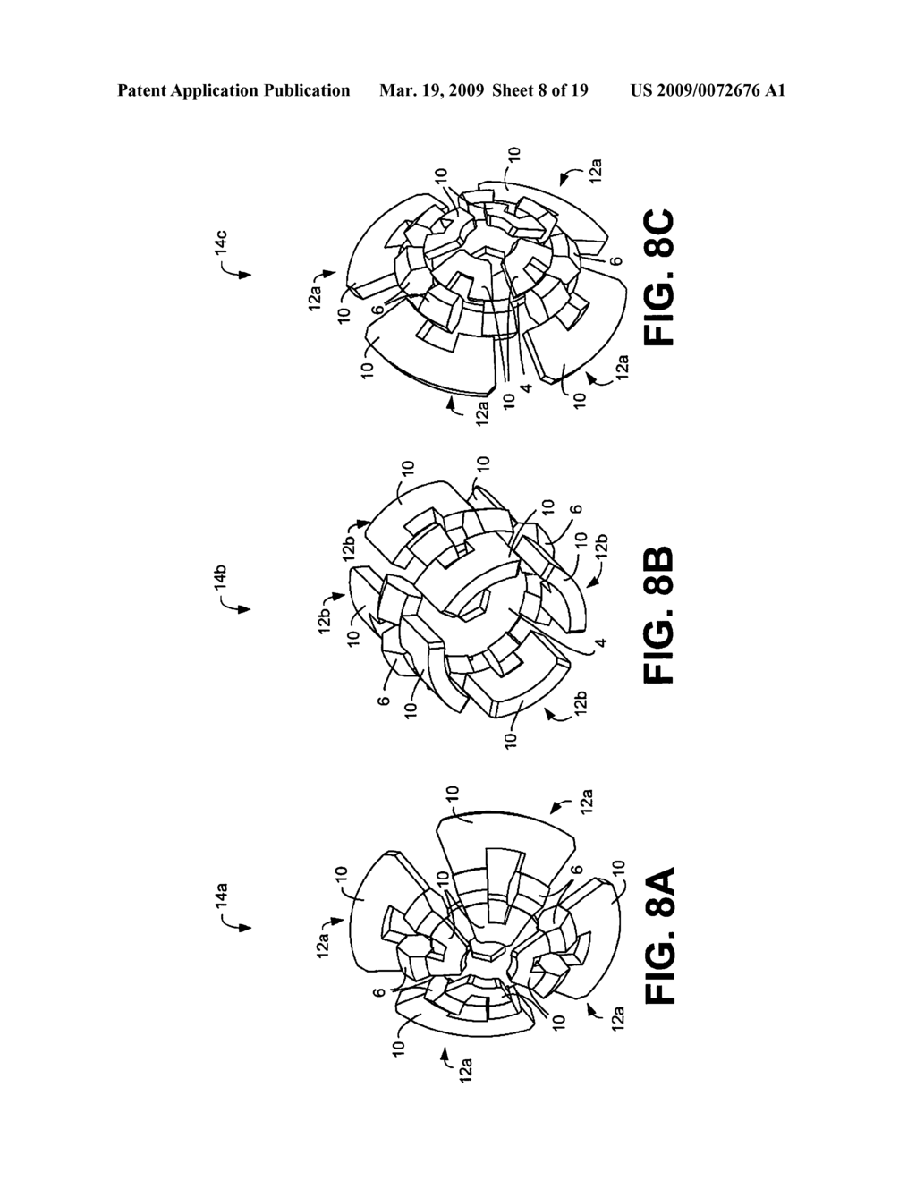 ROTATING ELECTRIC MACHINE HAVING SWITCHED OR VARIABLE RELUCTANCE WITH FLUX TRANSVERSE TO THE AXIS OF ROTATION - diagram, schematic, and image 09