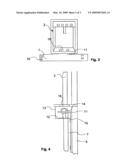 System for Fastening a Furniture Front diagram and image