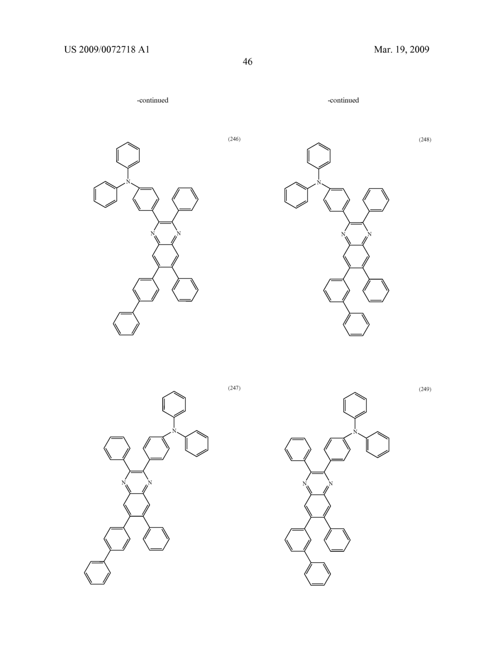 Quinoxaline derivative, and light-emitting element, light-emitting device, and electronic device including quinoxaline derivative - diagram, schematic, and image 76