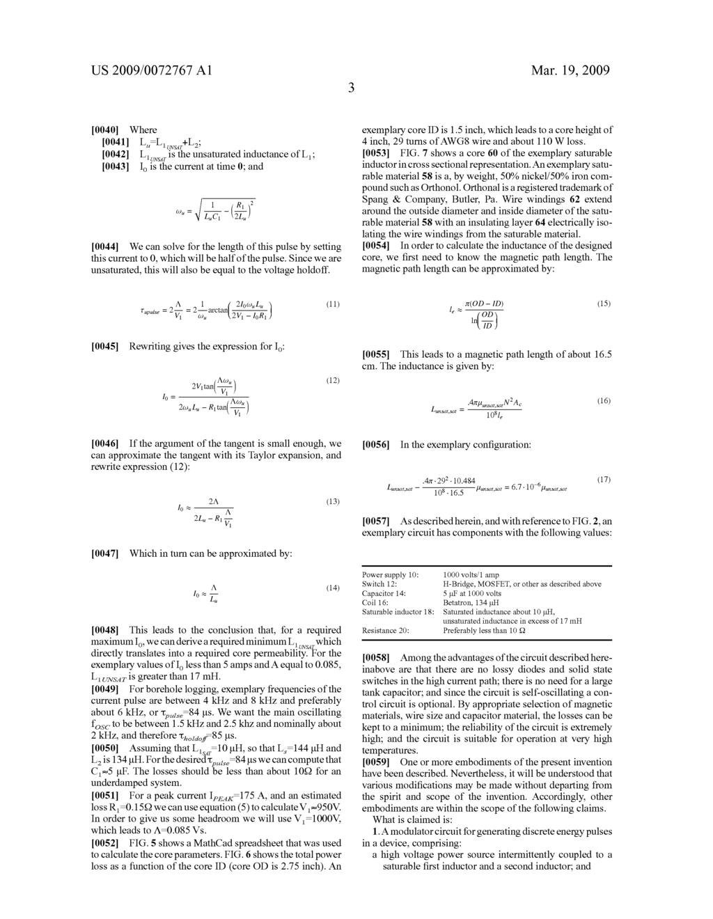 MODULATOR FOR CIRCULAR INDUCTION ACCELERATOR - diagram, schematic, and image 09