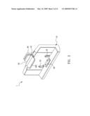 Cradle for differently sized portable electronic devices diagram and image