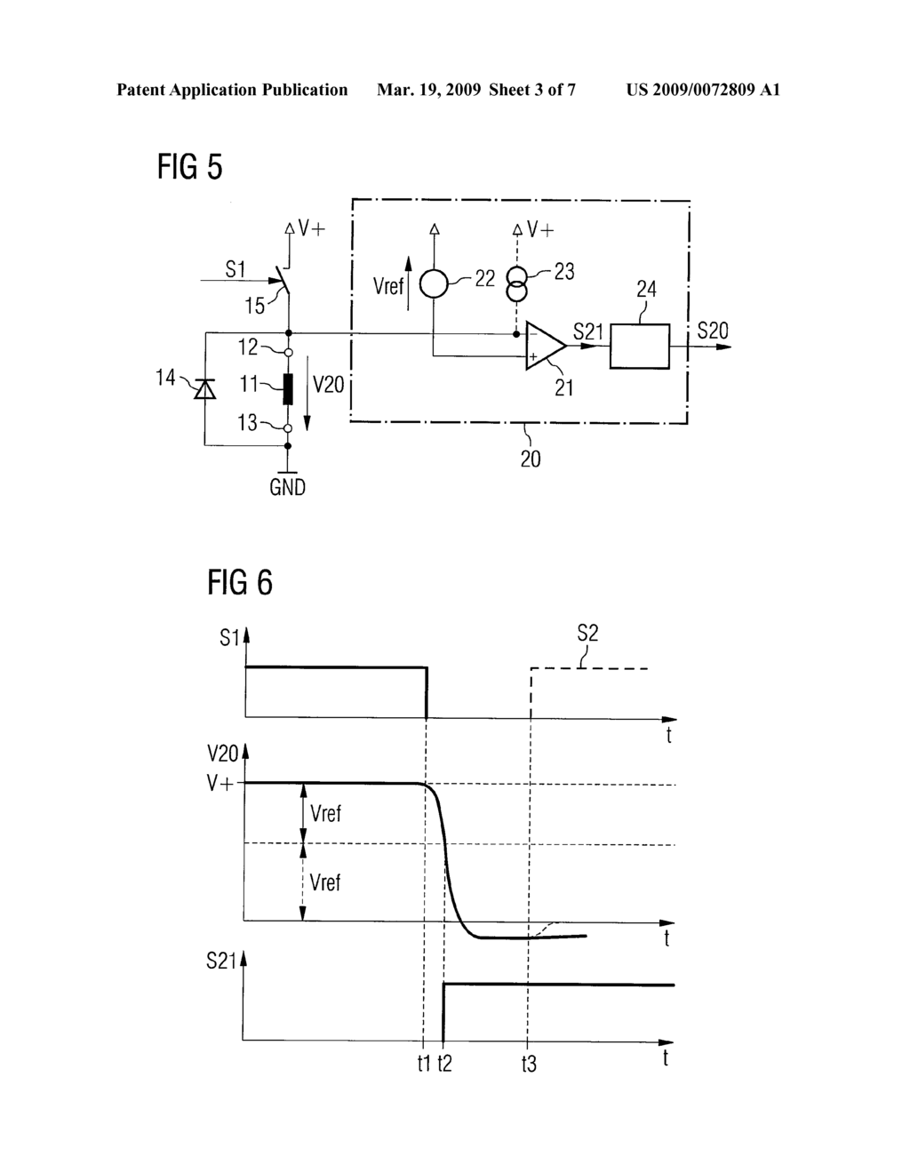 Method for detection of the presence of a load and drive circuit - diagram, schematic, and image 04