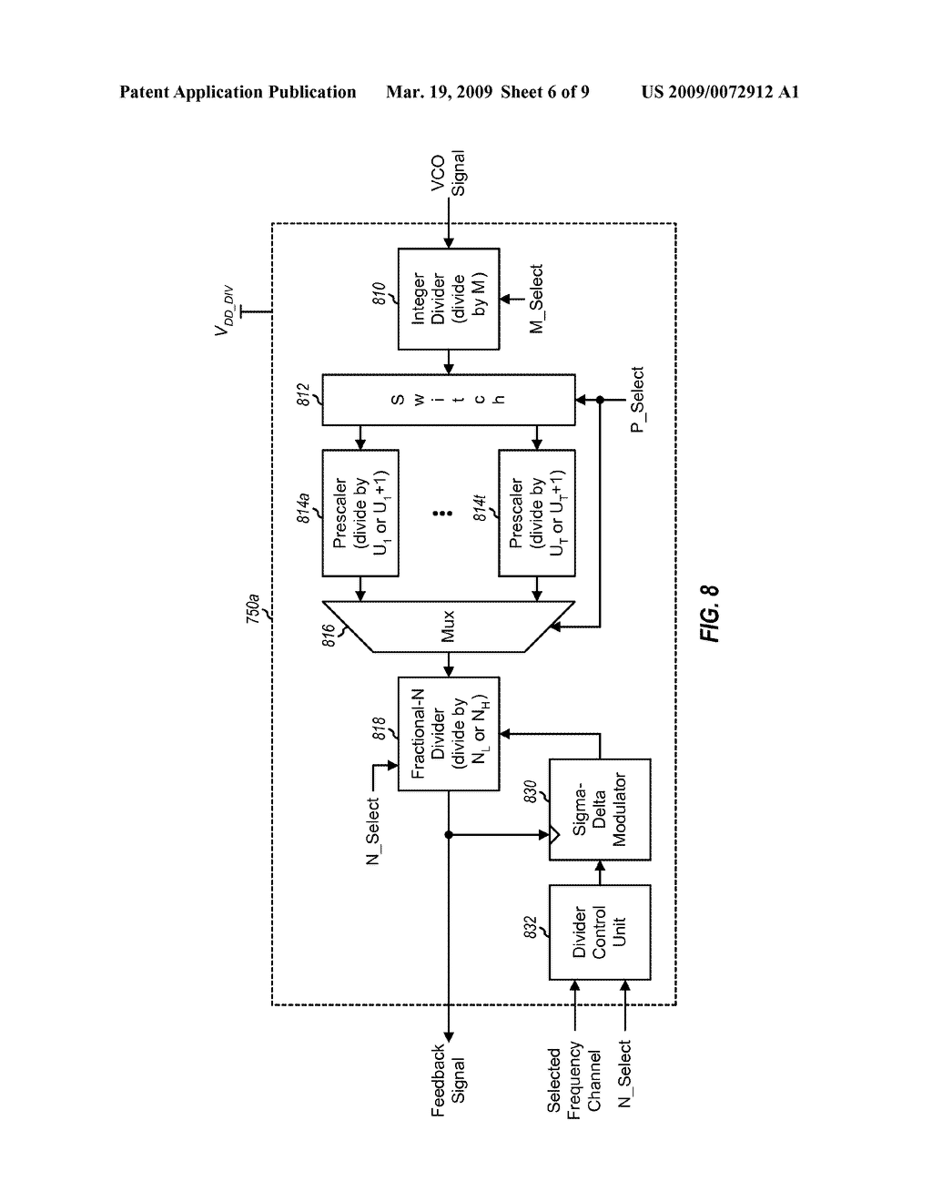 OSCILLATOR SIGNAL GENERATION WITH SPUR MITIGATION IN A WIRELESS COMMUNICATION DEVICE - diagram, schematic, and image 07