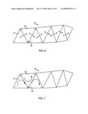 METHOD AND APPARATUS FOR OPTIMIZING TRIANGLES INTO TRIANGLE STRIPS ACCORDING TO A VARIETY OF CRITERIA diagram and image