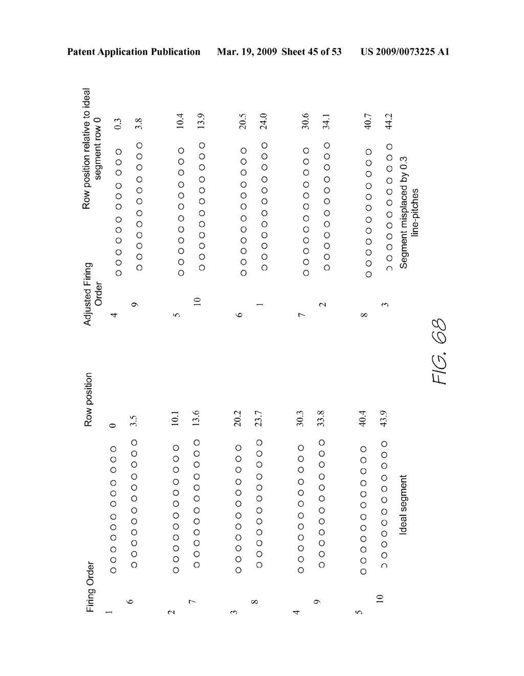 PRINTHEAD HAVING DISPLACED NOZZLE ROWS - diagram, schematic, and image 46