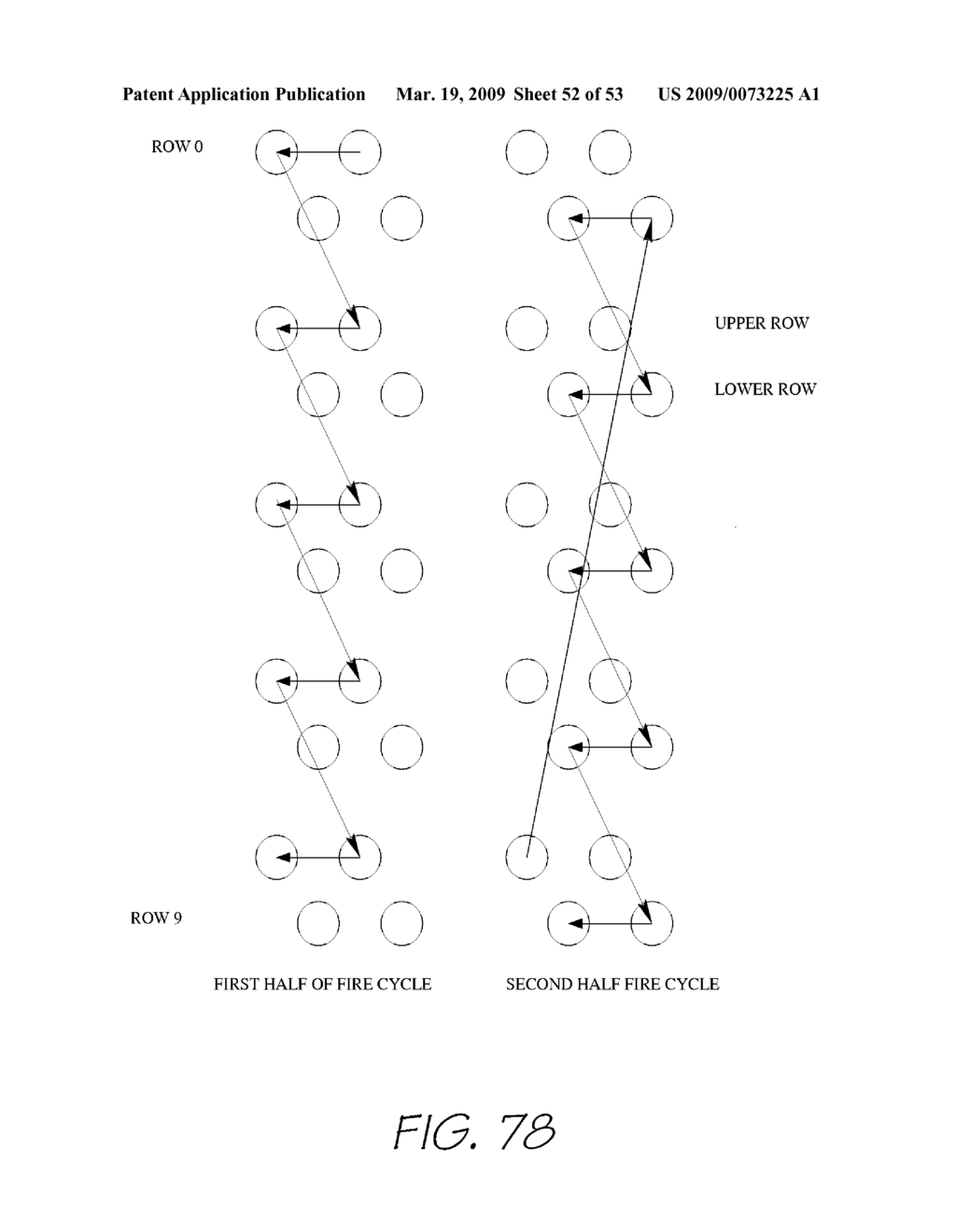 PRINTHEAD HAVING DISPLACED NOZZLE ROWS - diagram, schematic, and image 53