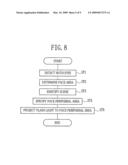 Image capturing apparatus with flash device diagram and image