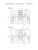 Image capturing apparatus with flash device diagram and image