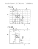 Image capturing apparatus with flash device diagram and image