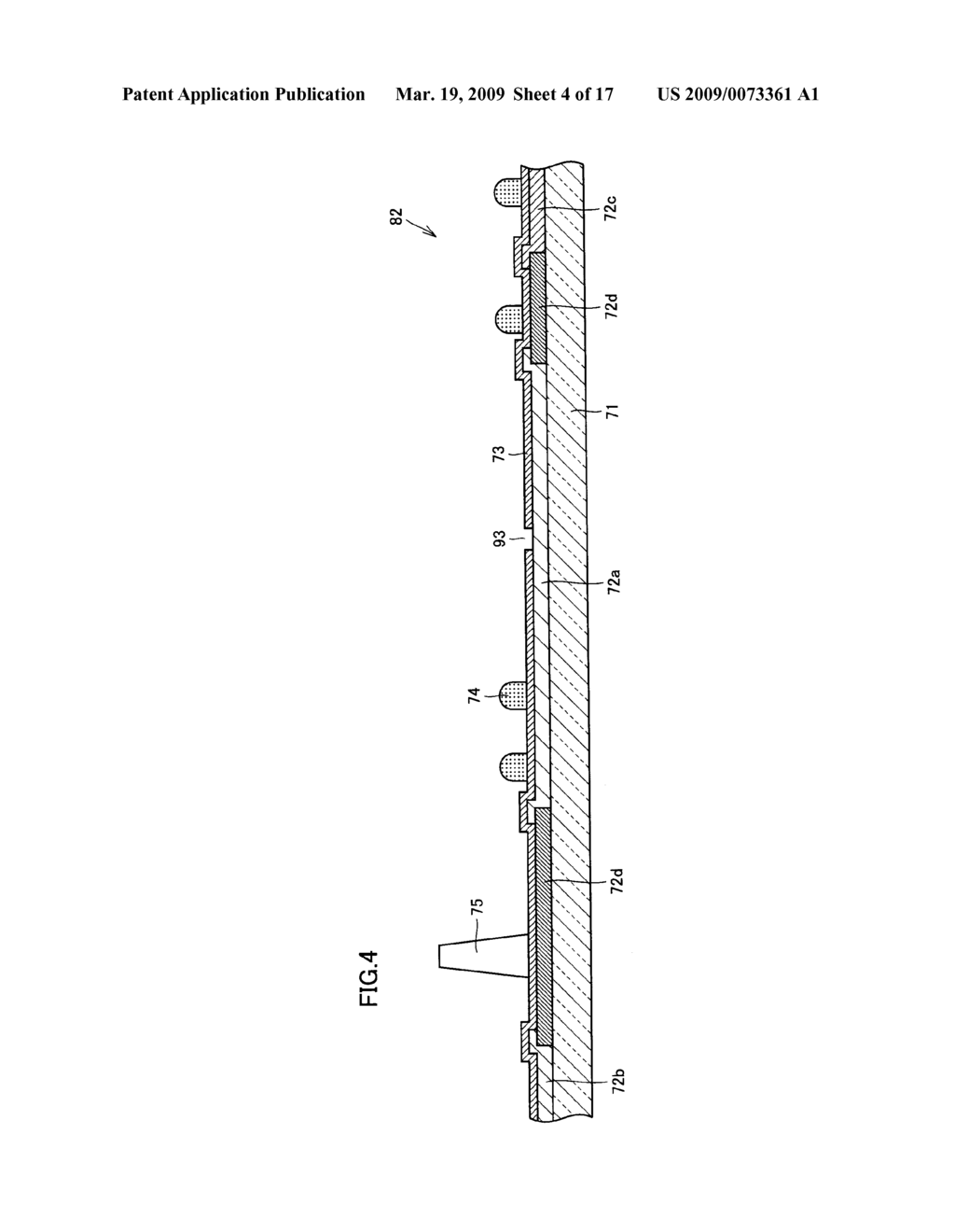 LIQUID CRYSTAL DISPLAY DEVICE SUBSTRATE, METHOD OF MANUFACTURING LIQUID CRYSTAL DISPLAY DEVICE SUBSTRATE, LIQUID CRYSTAL DISPLAY DEVICE AND METHOD OF MANUFACTURING LIQUID CRYSTAL DISPLAY DEVICE - diagram, schematic, and image 05