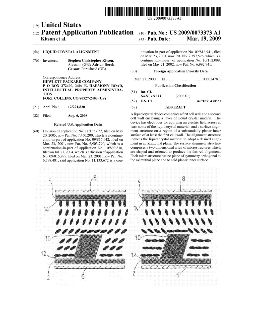 Liquid crystal alignment - diagram, schematic, and image 01