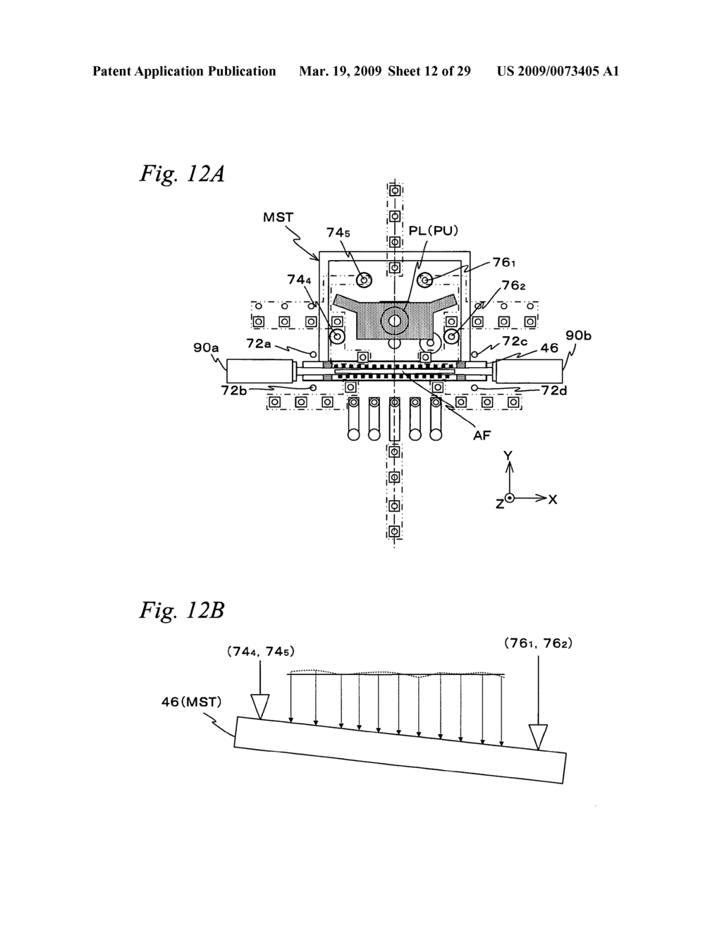 Movable body drive method and movable body drive system, and pattern formation method and pattern formation apparatus - diagram, schematic, and image 13