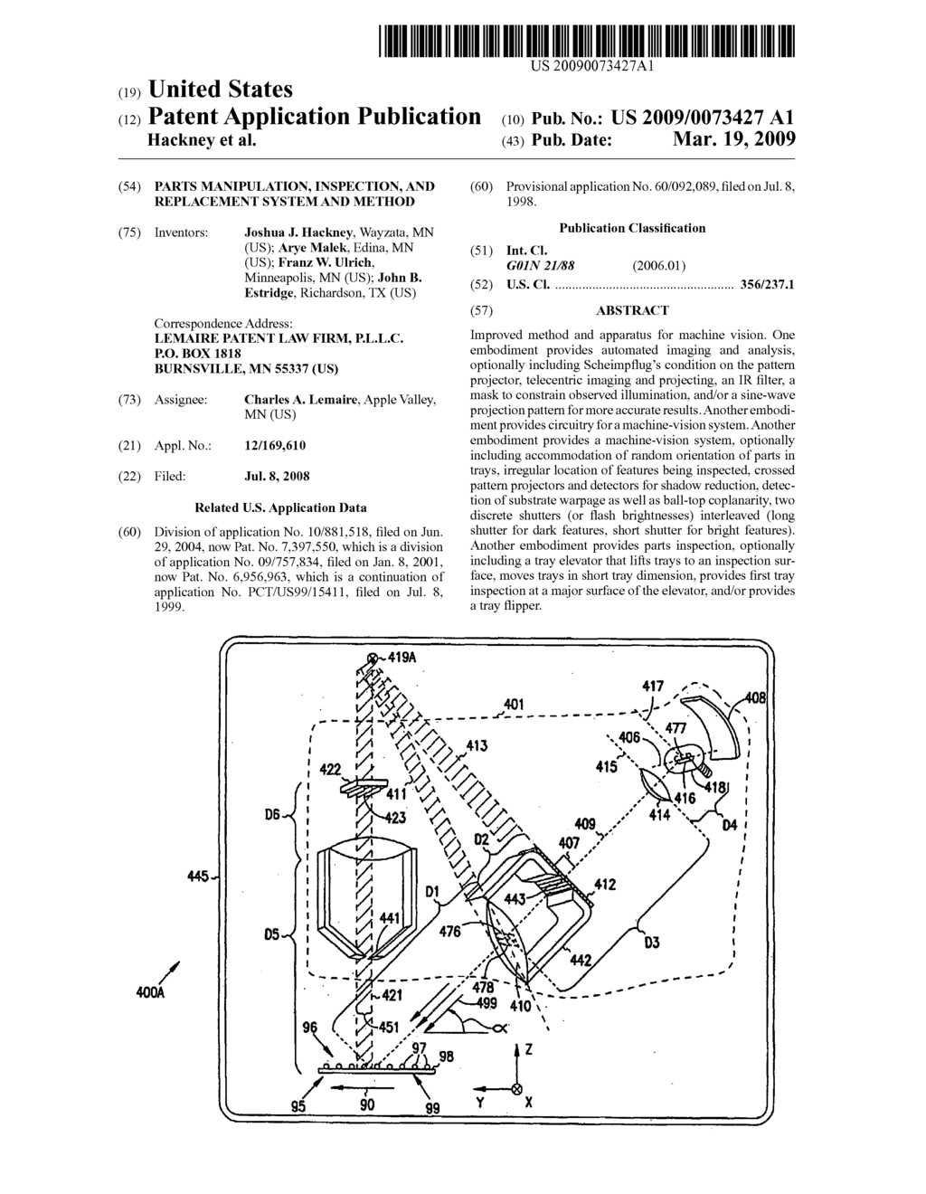 PARTS MANIPULATION, INSPECTION, AND REPLACEMENT SYSTEM AND METHOD - diagram, schematic, and image 01