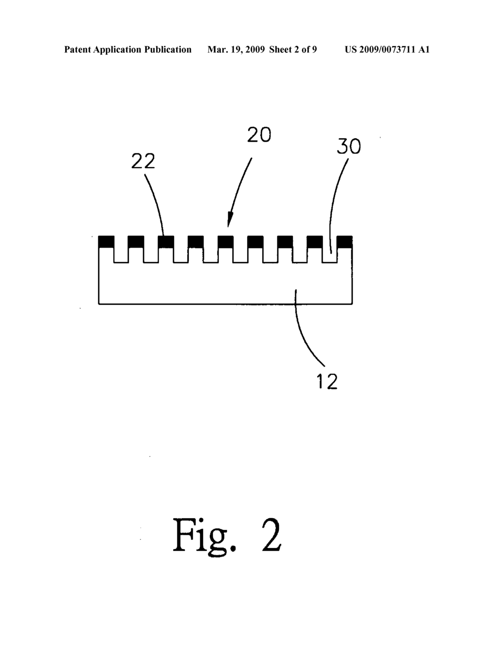 Lamp shade and method for forming optical stripes on the surface of the lamp shade - diagram, schematic, and image 03