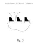 Lamp shade and method for forming optical stripes on the surface of the lamp shade diagram and image