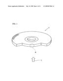 OPTICAL RECORDING DISC diagram and image