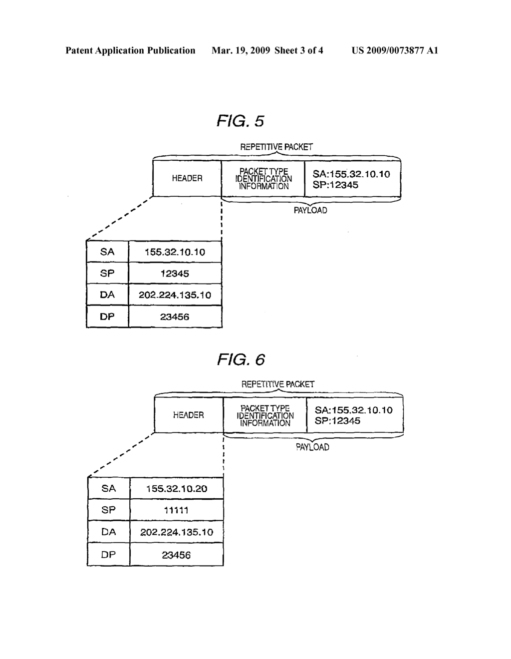 PACKET PROCESSING APPARATUS, COMMUNICATION SYSTEM, PACKET PROCESSING METHOD AND PROGRAM THAT EXECUTES THIS METHOD - diagram, schematic, and image 04