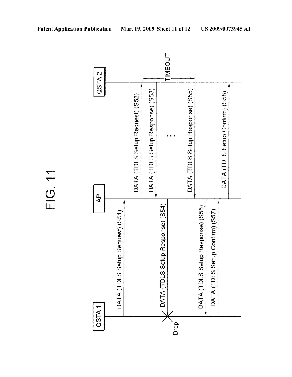 DIRECT LINK SETUP PROCEDURE IN TUNNELED DIRECT LINK SETUP WIRELESS NETWORK AND STATION SUPPORTING THE PROCEDURE - diagram, schematic, and image 12