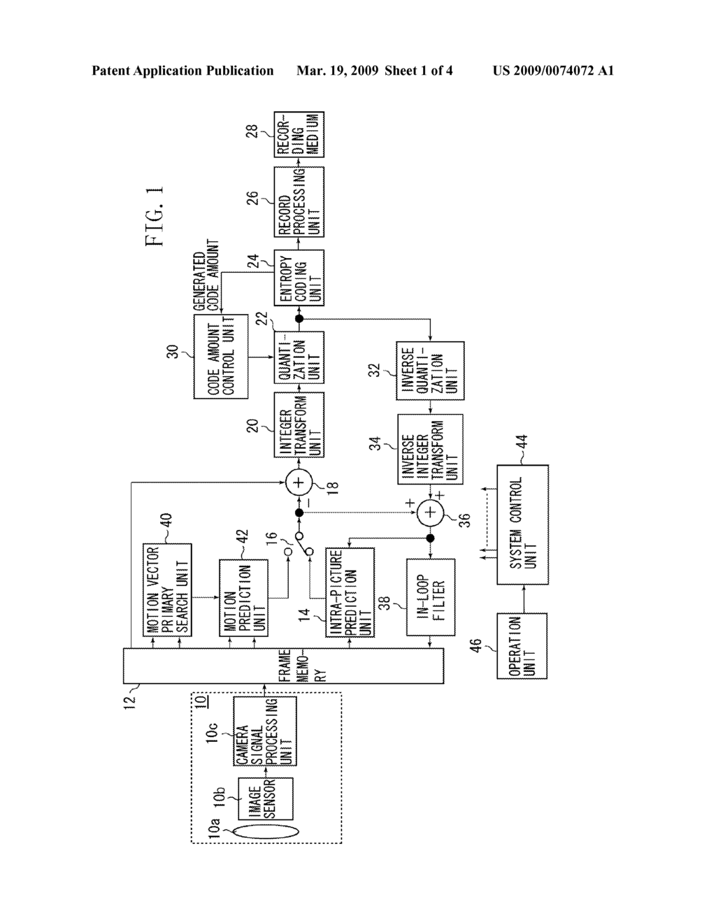 MOVING IMAGE CODING APPARATUS - diagram, schematic, and image 02