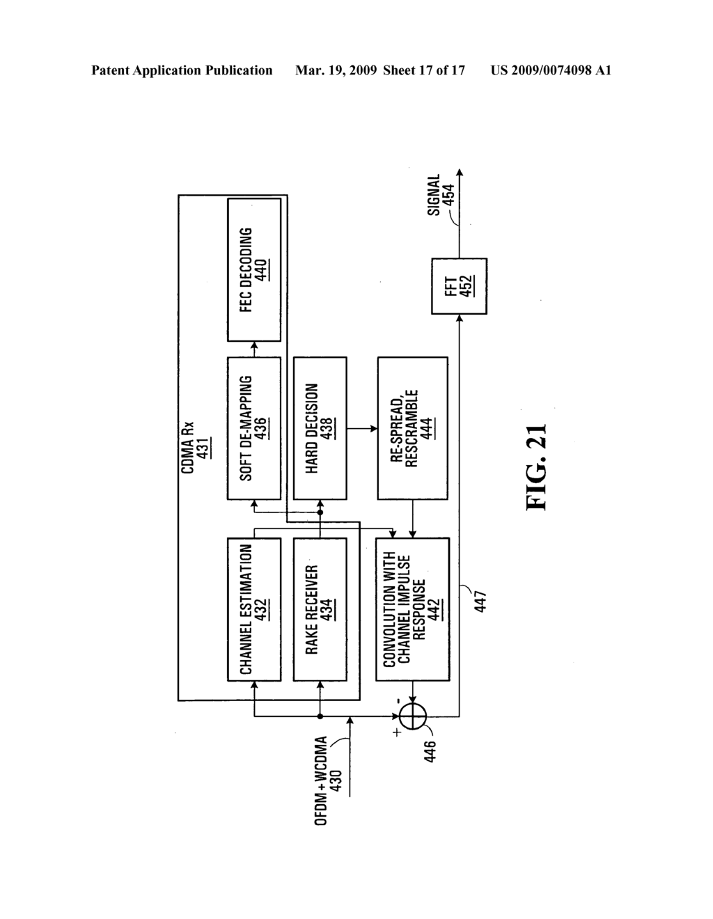 System and method for embedding OFDM in CDMA systems - diagram, schematic, and image 18