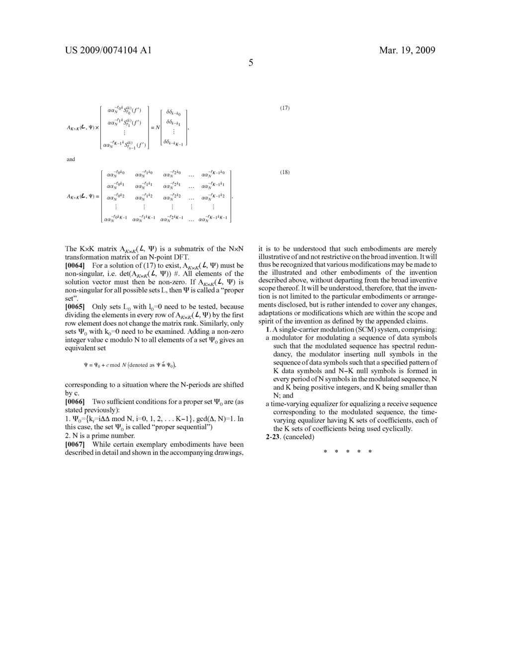 SUBDIMENSIONAL SINGLE-CARRIER MODULATION - diagram, schematic, and image 10