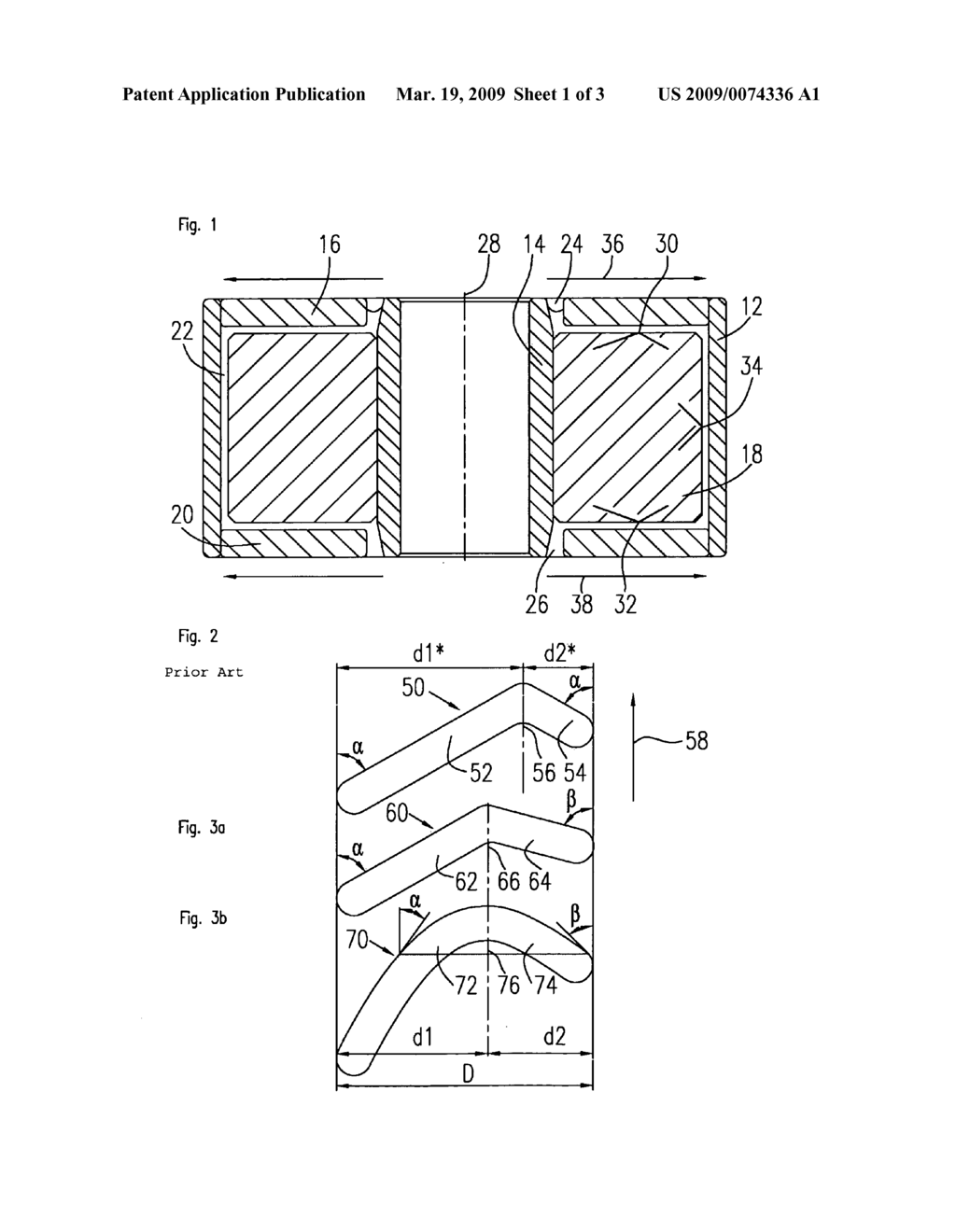 Fluid dynamic bearing pattern and fluid dynamic bearing - diagram, schematic, and image 02