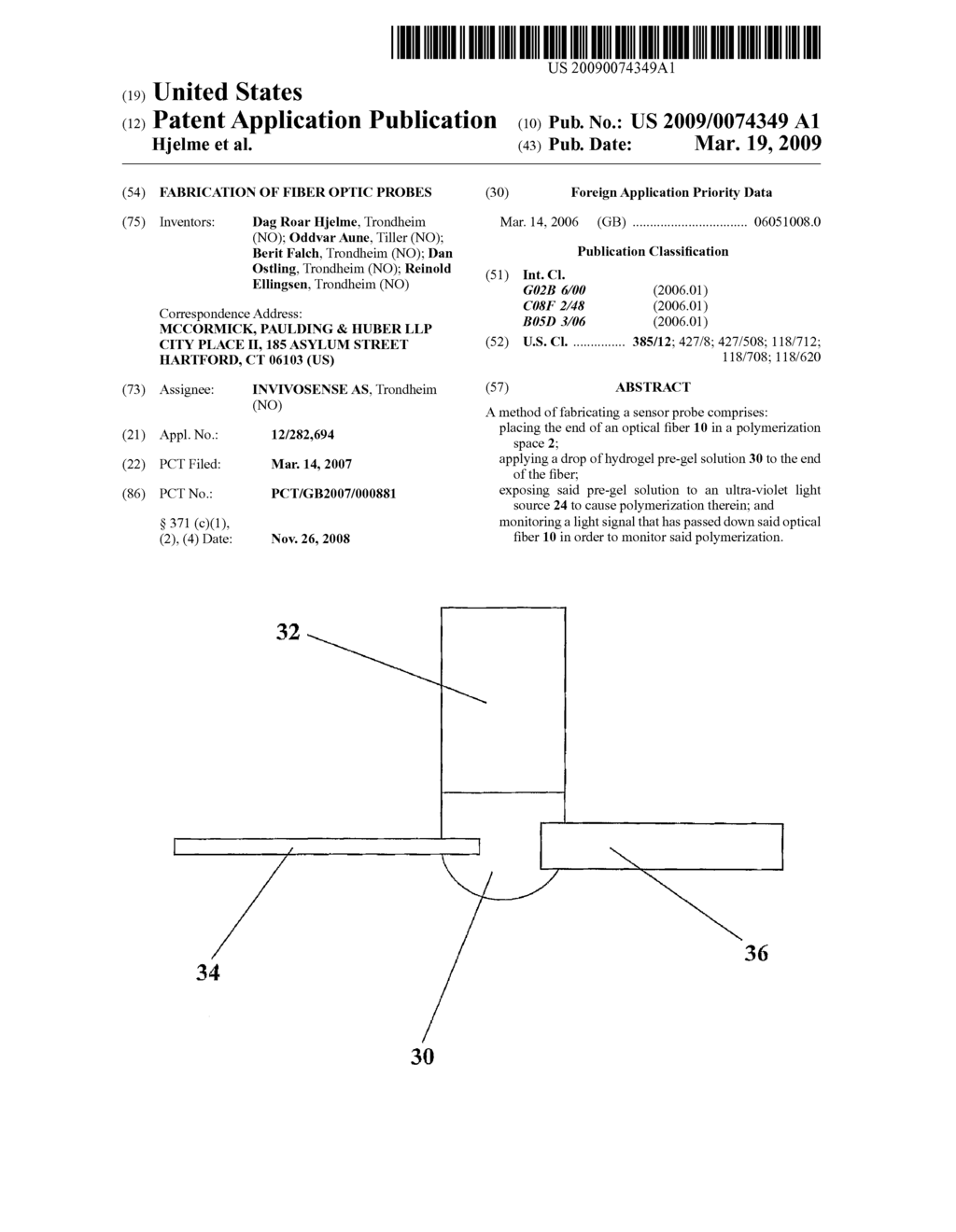 FABRICATION OF FIBER OPTIC PROBES - diagram, schematic, and image 01