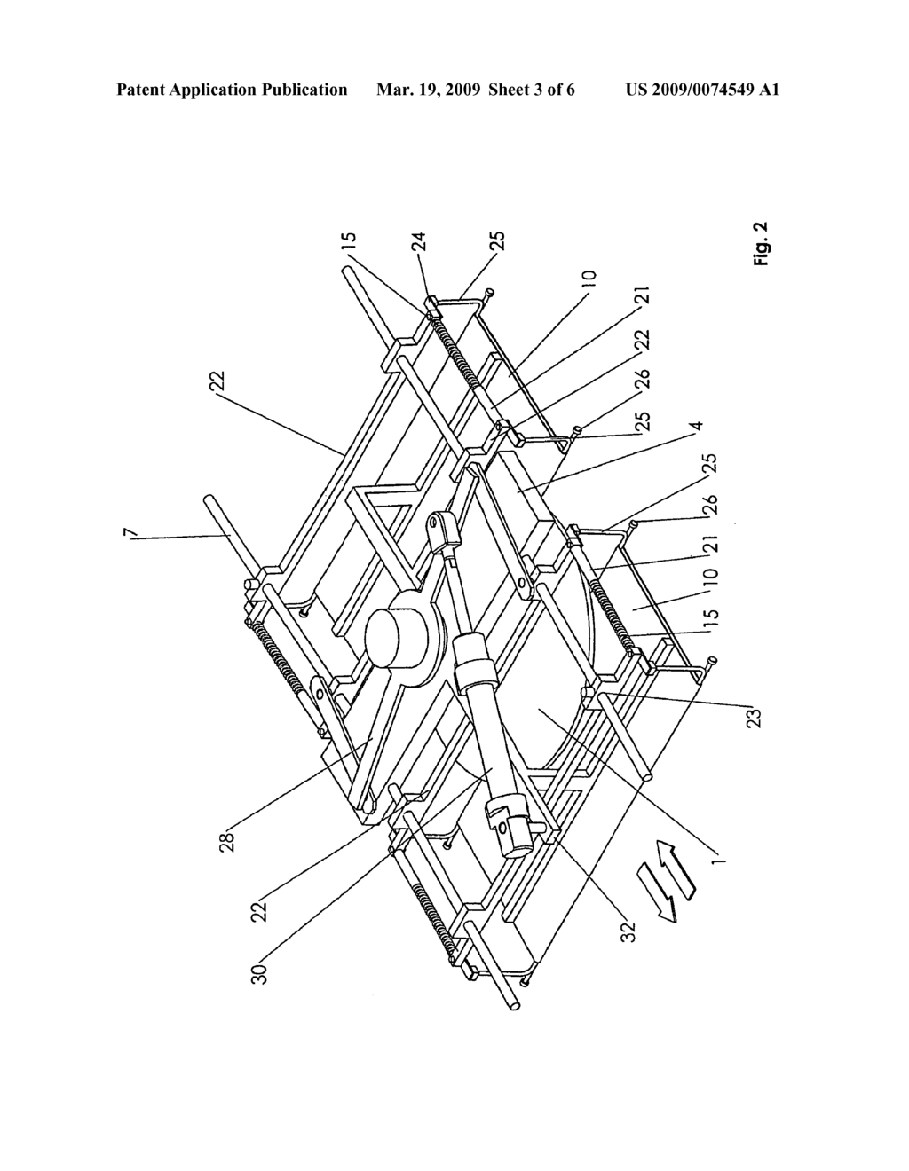 Device for receiving and for transporting an article - diagram, schematic, and image 04