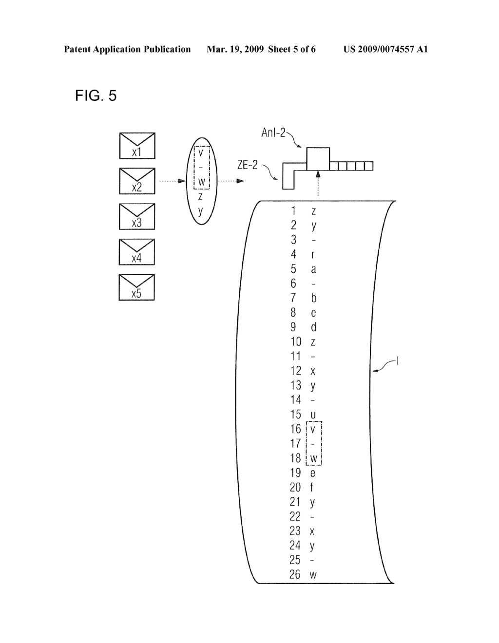 Method and Device for Transporting a Number of Objects - diagram, schematic, and image 06