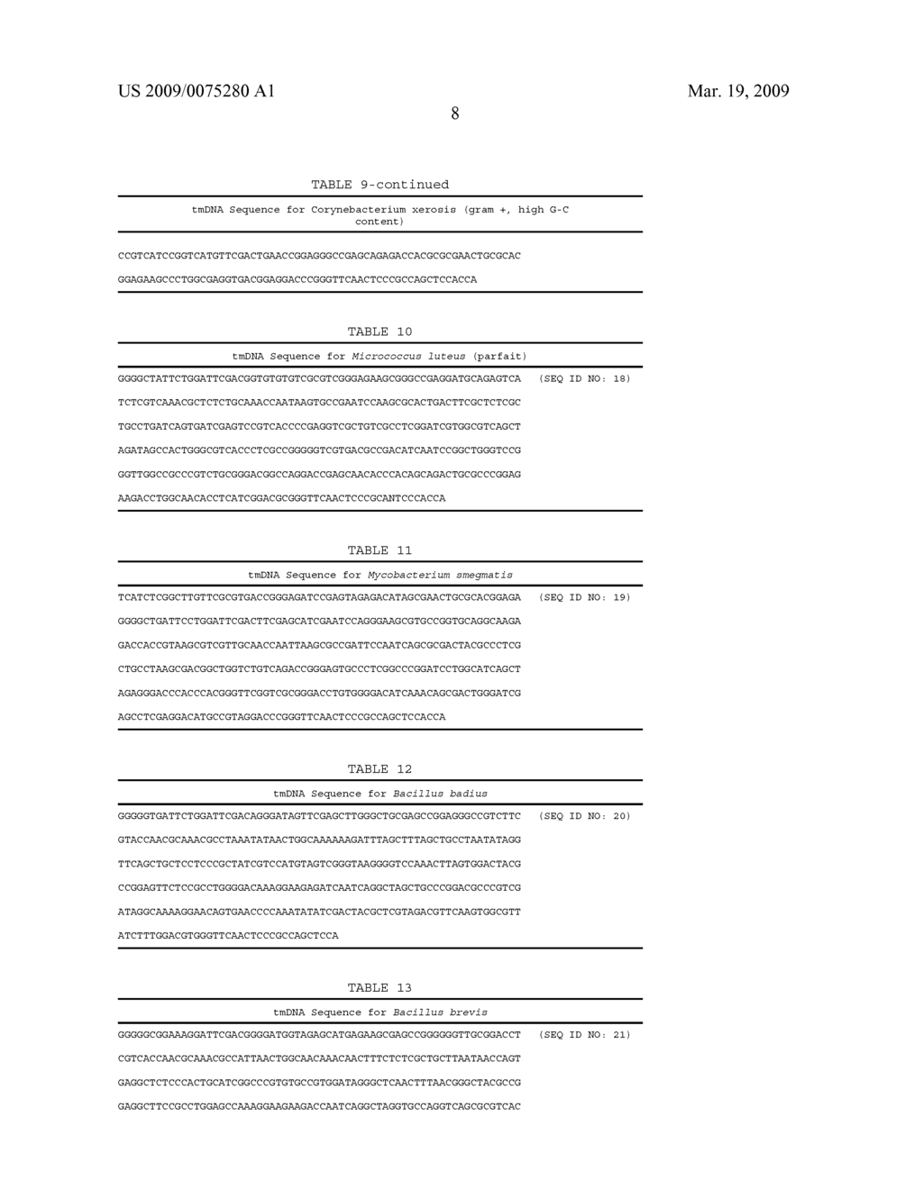 EUBACTERIAL tmRNA SEQUENCES AND USES THEREOF - diagram, schematic, and image 33