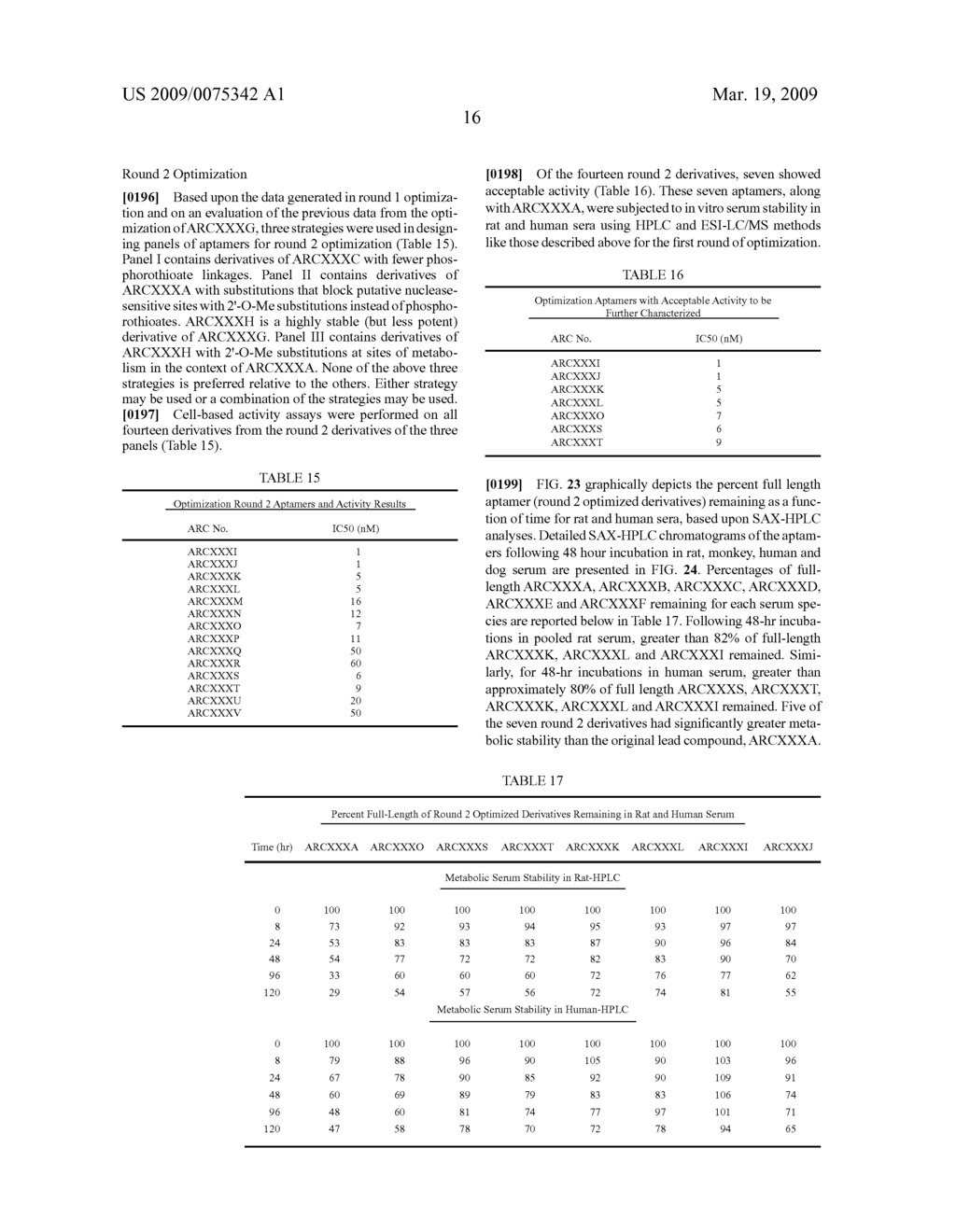 Metabolic profile directed aptamer medicinal chemistry - diagram, schematic, and image 37