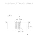 SEMICONDUCTOR DEVICE,HAVING A THROUGH ELECTRODE, SEMICONDUCTOR MODULE EMPLOYING THEREOF AND METHOD FOR MANUFACTURING SEMICONDUCTOR DEVICE HAVING A THROUGH ELECTRODE diagram and image