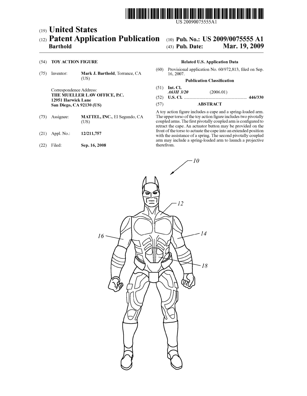 Toy Action Figure - diagram, schematic, and image 01