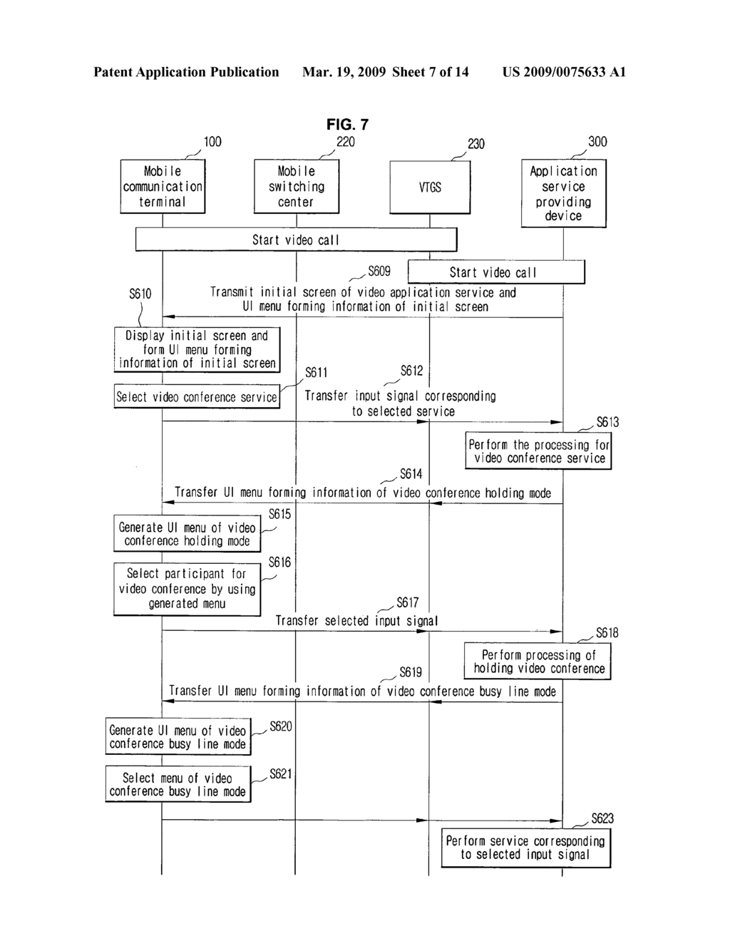 METHOD FOR CONTROLLING USER INTERFACE MENU, AND MOBILE TERMINAL AND DEVICE FOR PROVIDING APPLICATION SERVICE USING THE SAME - diagram, schematic, and image 08