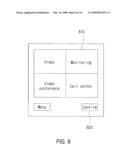 METHOD FOR CONTROLLING USER INTERFACE MENU, AND MOBILE TERMINAL AND DEVICE FOR PROVIDING APPLICATION SERVICE USING THE SAME diagram and image