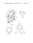 Golf ball dispensing and teeing device diagram and image