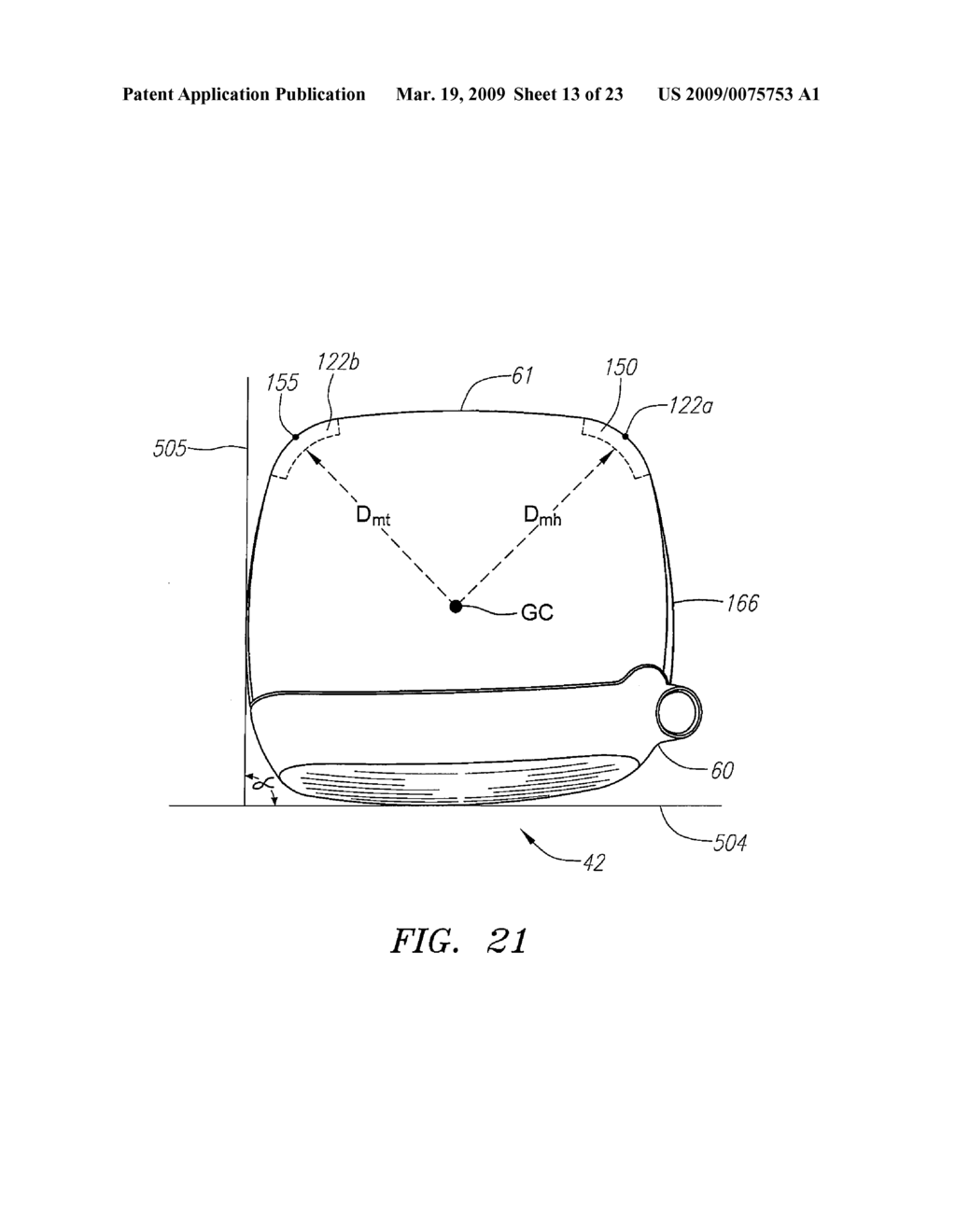 GOLF CLUB HEAD - diagram, schematic, and image 14