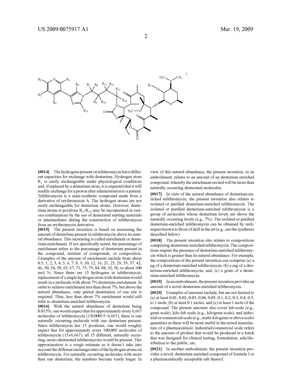 DEUTERIUM-ENRICHED TELITHROMYCIN - diagram, schematic, and image 03