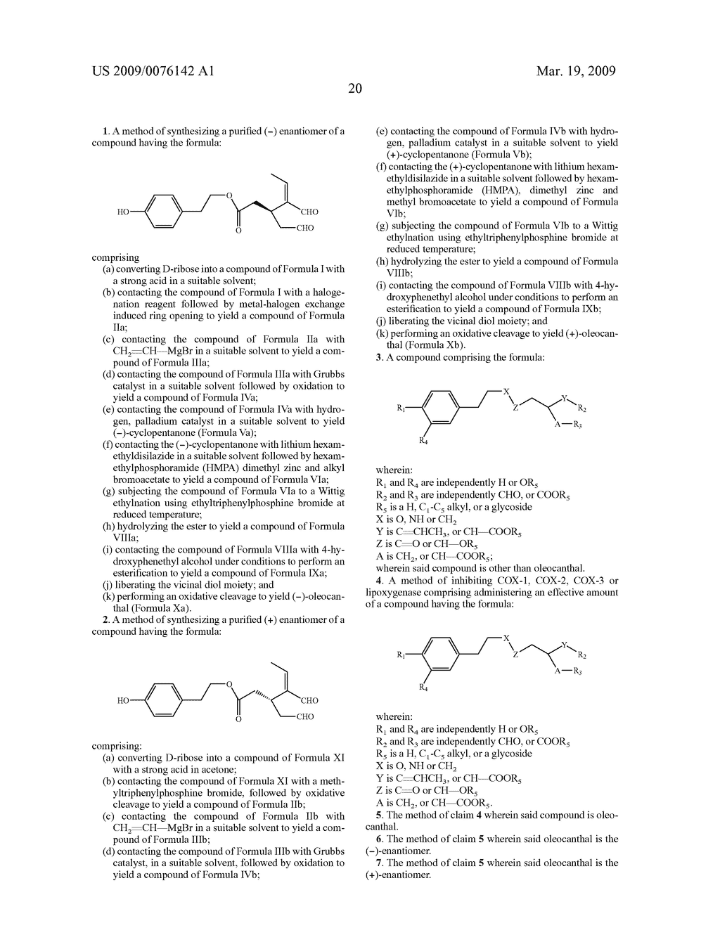 USE OF THE IRRITATING PRINCIPAL OLEOCANTHAL IN OLIVE OIL, AS WELL AS STRUCTURALLY AND FUNCTIONALLY SIMILAR COMPOUNDS - diagram, schematic, and image 26