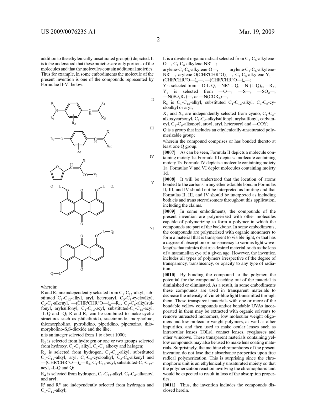 COPOLYMERIZABLE METHINE AND ANTHRAQUINONE COMPOUNDS AND ARTICLES CONTAINING THEM - diagram, schematic, and image 03