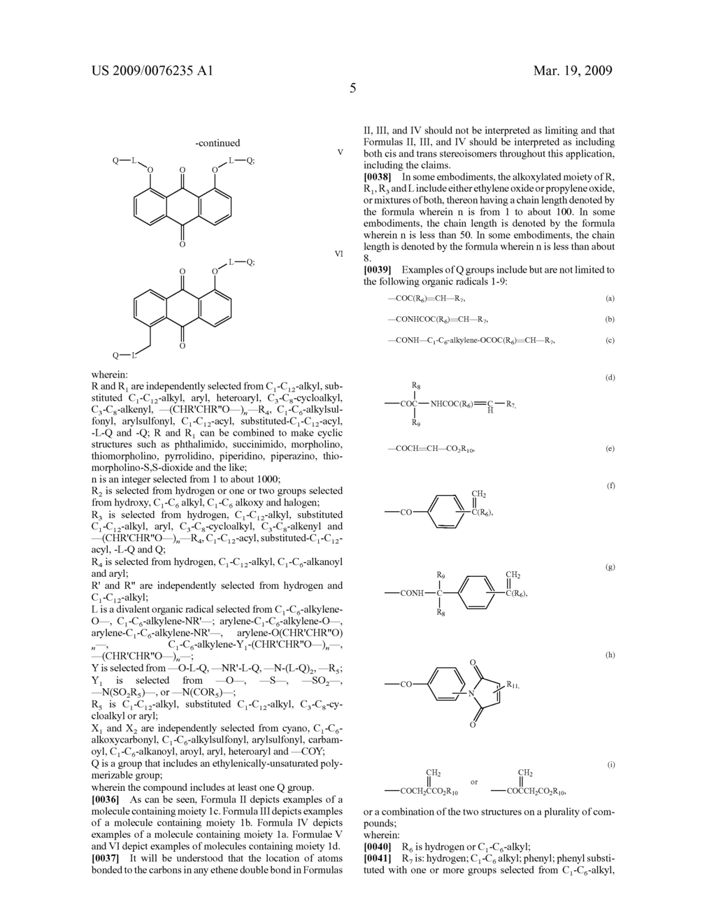 COPOLYMERIZABLE METHINE AND ANTHRAQUINONE COMPOUNDS AND ARTICLES CONTAINING THEM - diagram, schematic, and image 06