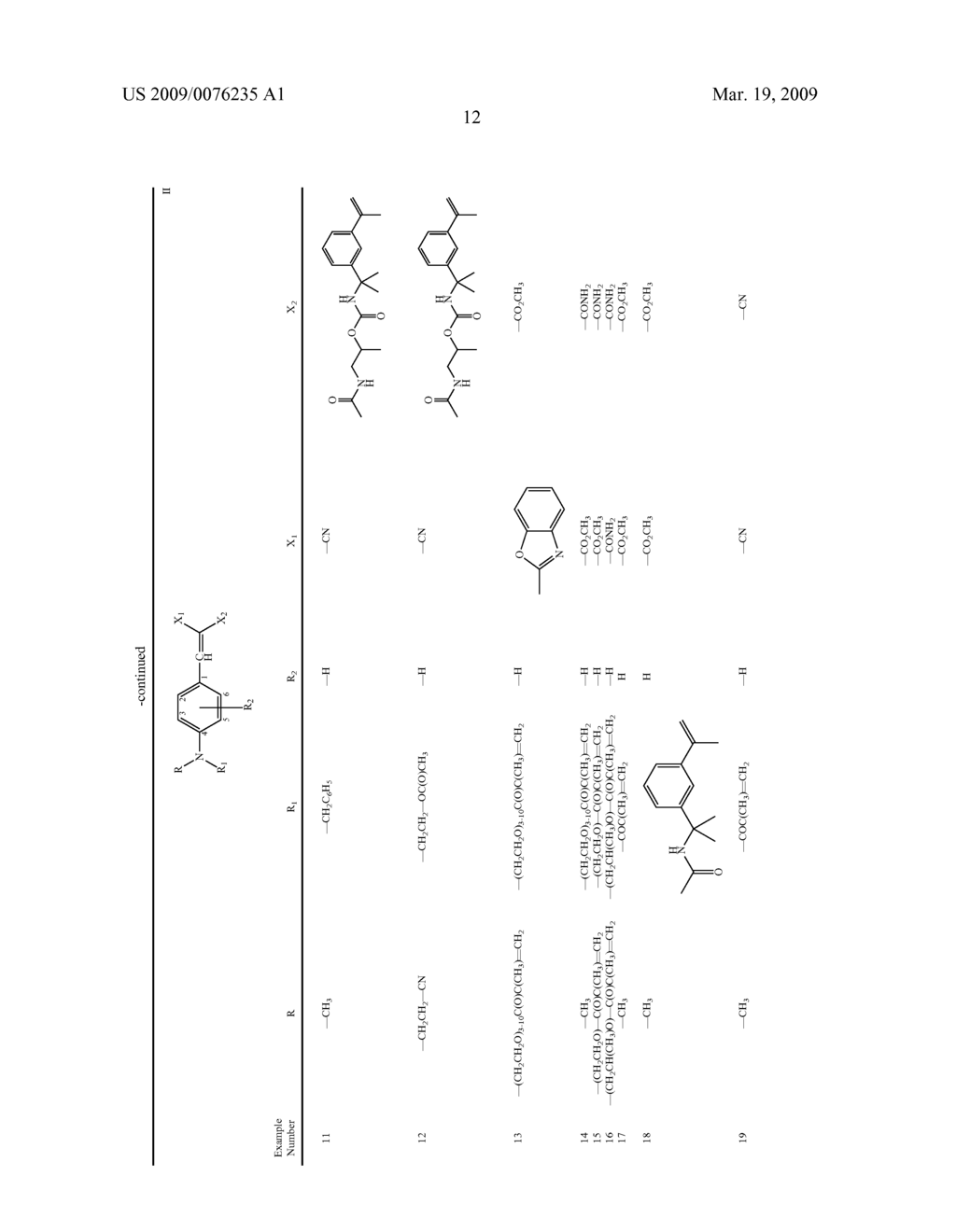 COPOLYMERIZABLE METHINE AND ANTHRAQUINONE COMPOUNDS AND ARTICLES CONTAINING THEM - diagram, schematic, and image 13