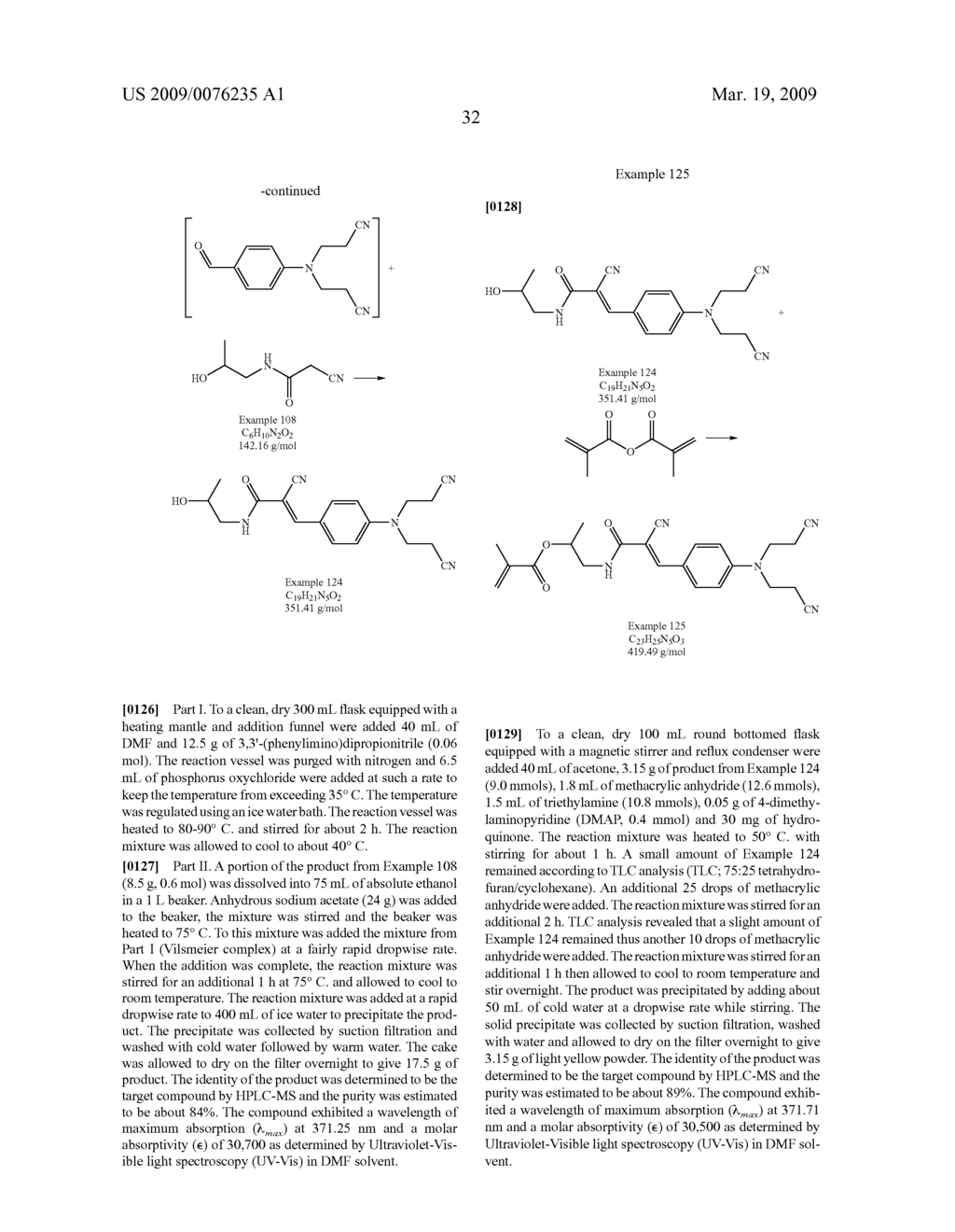 COPOLYMERIZABLE METHINE AND ANTHRAQUINONE COMPOUNDS AND ARTICLES CONTAINING THEM - diagram, schematic, and image 33
