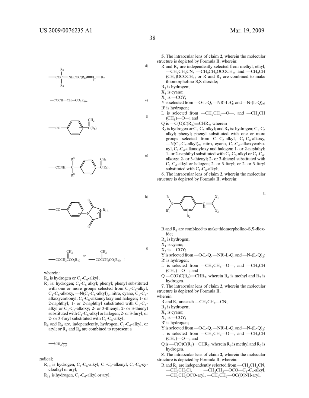 COPOLYMERIZABLE METHINE AND ANTHRAQUINONE COMPOUNDS AND ARTICLES CONTAINING THEM - diagram, schematic, and image 39